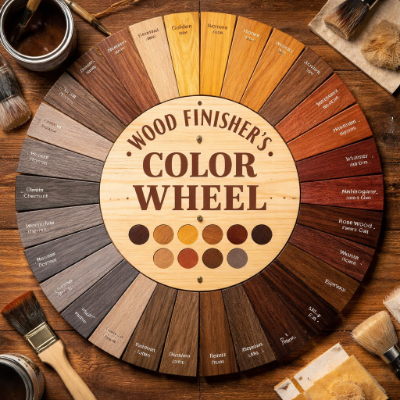 Basic artist color wheel for planning deck colors